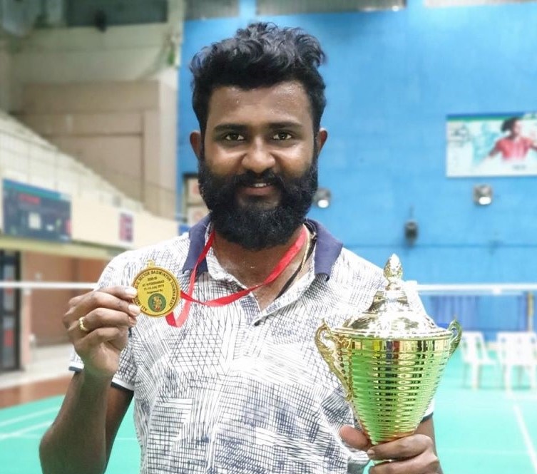 All India Public Sector Tournament- Sunjith Wins in Doubles