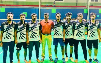 Intercollegiate south zone badminton tournament champions 2022